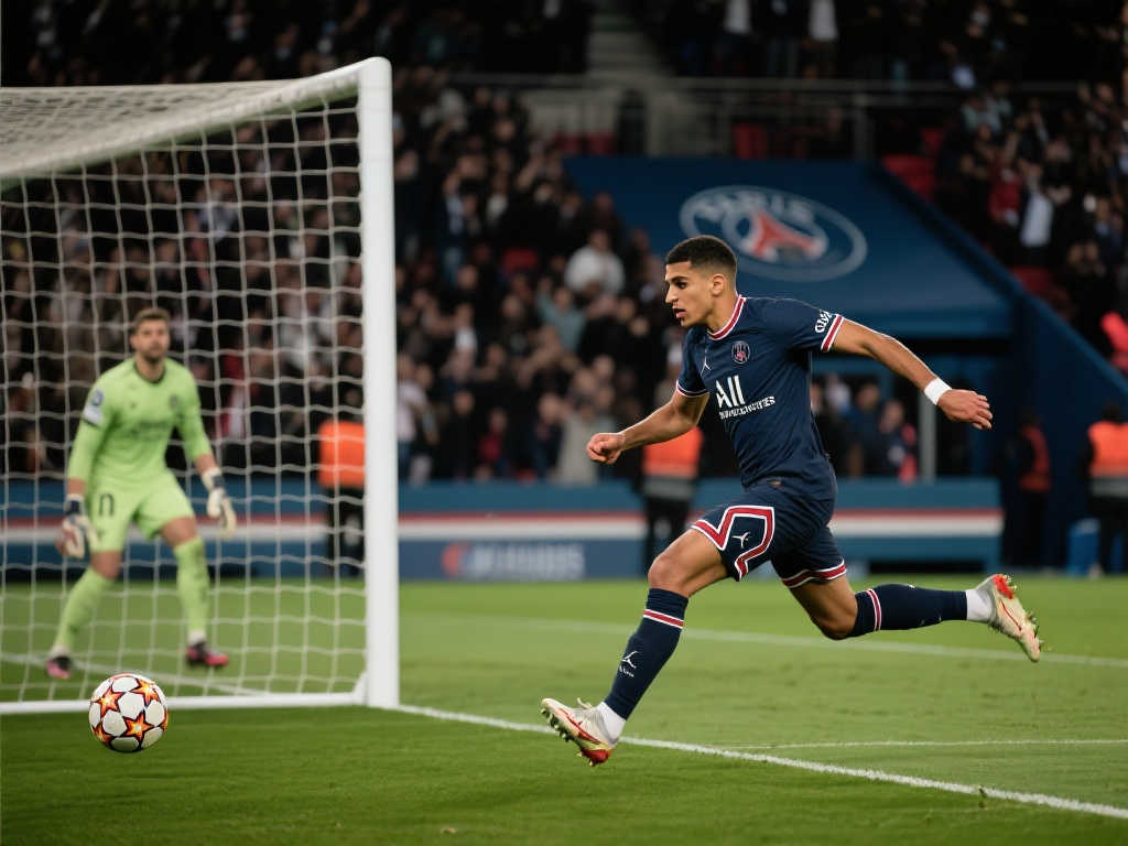 阿什拉夫关键进球制胜，荣膺巴黎对阵阿森纳全场最佳